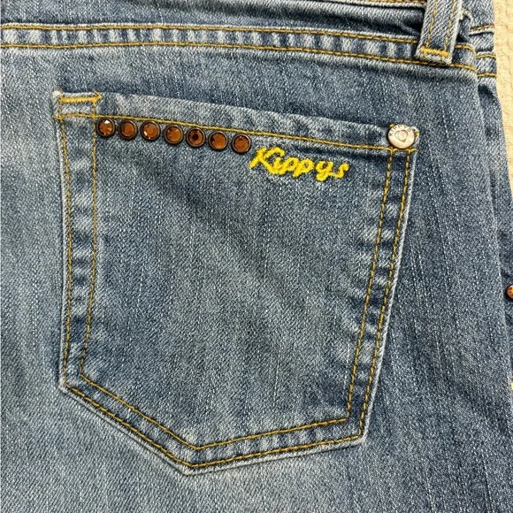 Kippys Women’s 27x31 Boot-Cut Jeans with Cross Detail & Swarovski Crystals - Picture 5 of 13